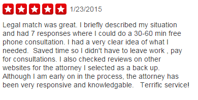 LegalMatch Review 1 LegalMatch Review 1